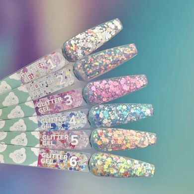 Блестки для ногтей YouAreCute Glitter Gel №2 5г в интернет магазине Beauty Hunter