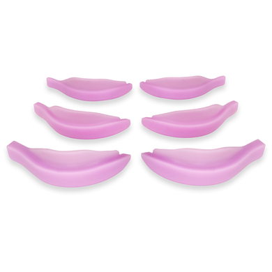 Vinogradova Pads set NEW, 3 pairs (size 2/3/4), pink