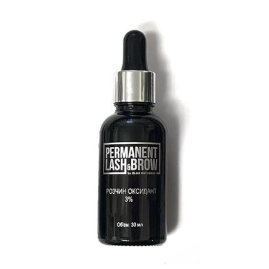Permanent Lash&Brow Oxidant solution 3% for dye thinning, 30 ml