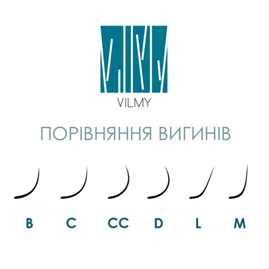 Vilmy Eyelashes MIX 0.10, 6-10 mm, 20 lines, curl B