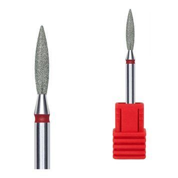 Фреза Kraken nails алмазная пламя с красной насечкой 2,0*8,7 mm в интернет магазине Beauty Hunter