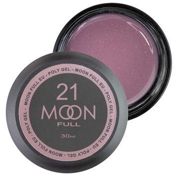 Полігель Moon Full для нарощування нігтів Poly Gel №21 рожевий з шиммером 30 мл в інтернет магазині Beauty Hunter