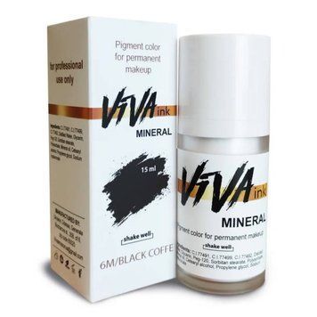 Пігмент для татуажу Viva Eyebrows Mineral 6/M Black Coffee 15 мл в інтернет магазині Beauty Hunter