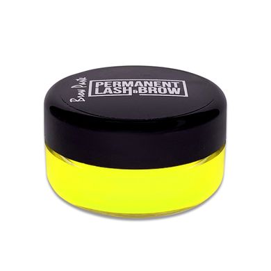 Permanent Lash&Brow Neon brow paste, yellow, 5 g