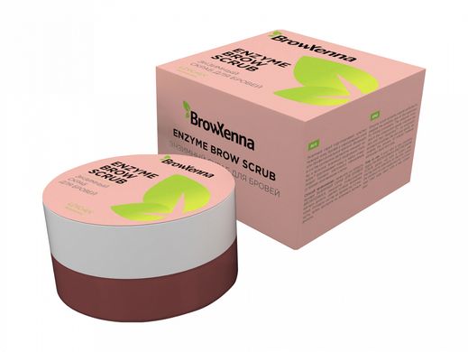 BrowXenna Eyebrow Enzyme Scrub, 50 g