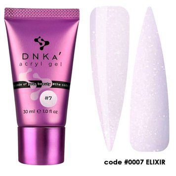 Акрил-гель DNKa' для нігтів у тубі Acryl Gel #0007 Elixir 30 мл в інтернет магазині Beauty Hunter