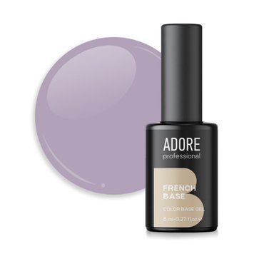 База Adore Professional камуфлююча для нігтів French base №16 Primrose попелясто-рожевий 8 мл в інтернет магазині Beauty Hunter