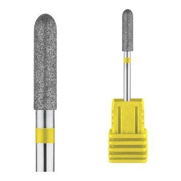 Obcinarka do paznokci Kraken, diamentowy zaokrąglony cylinder z ż&oacute;łtym szlifem 3,0*12 mm w sklepie internetowym Beauty Hunter