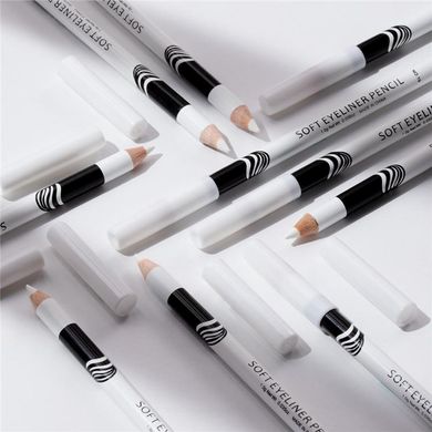 Eyebrow pencil Menow Soft Eyeliner, white