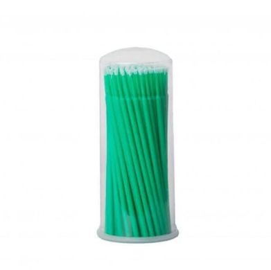 Microbrushes in a tube Green size M 100 pcs