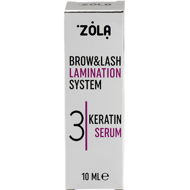 Zola Composition №3 for lamination Keratin Serum, 10 ml