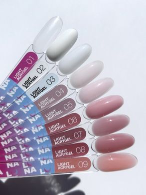 Гель Luna Moon для зміцнення, вирівнювання та донарощування нігтів Light Acrygel #5 13 мл в інтернет магазині Beauty Hunter