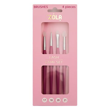 Zola Zestaw pędzli do brwi, Lash Lami Set, 17, 18, 20, 21 w sklepie internetowym Beauty Hunter