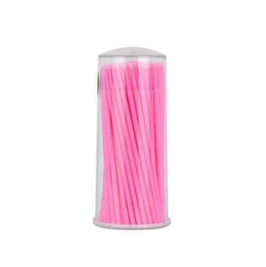 Microbrushes in a tube Pink size M 100 pcs