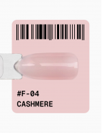 Гель-лак Adore Professional для французького манікюру French Gel Polish F-04 Cashmere прозорий рожевий бежевий 12 мл в інтернет магазині Beauty Hunter
