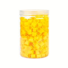 Kapsułki na pigmenty w pudełku, żółte, 300 szt w sklepie internetowym Beauty Hunter