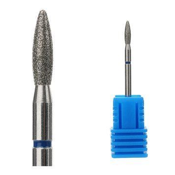 Фреза Kraken nails алмазная пламя с синей насечкой 2,3*8,0 mm в интернет магазине Beauty Hunter