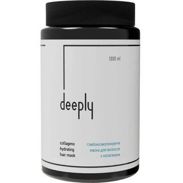 Маска для волосся Deeply з колагеном, зволожуюча, Collageno Hydrating Hair Mask, 1000 мл в інтернет магазині Beauty Hunter