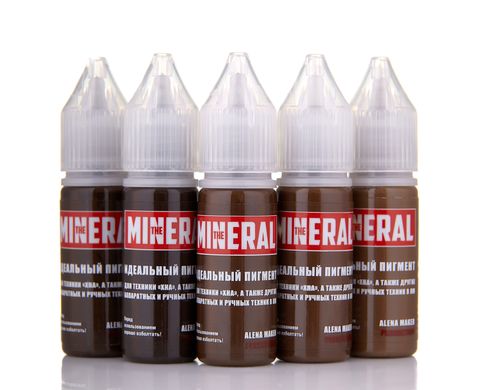 The Mineral Tattoo Pigment Universal Brown, 15 ml