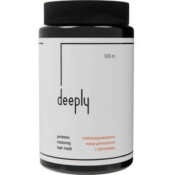 Глибоковідновлююча маска для волосся з протеїнами Deeply protein restoring hair mask 1000 мл в інтернет магазині Beauty Hunter