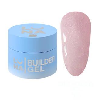 Гель Luna Moon для нарощування Shimmer Gel #10 30 мл в інтернет магазині Beauty Hunter