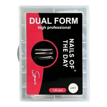 Набор верхних форм Nails Of The Day для наращивания Dual Form Square 130 шт в интернет магазине Beauty Hunter