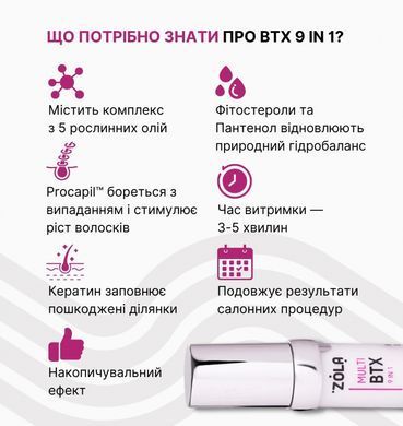 Ботокс-протектор Zola для бровей и ресниц Multi BTX 9 in 1, 15 мл в интернет магазине Beauty Hunter