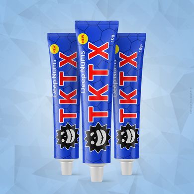 TKTX Anesthetic cream 40%, blue, 10 g