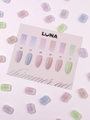 Гель Luna Moon для нарощування Shimmer Gel #11 30 мл в інтернет магазині Beauty Hunter