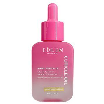 Масло Edlen для кутикулы Cuticle Oil Strawberry Aroma 30 мл в интернет магазине Beauty Hunter