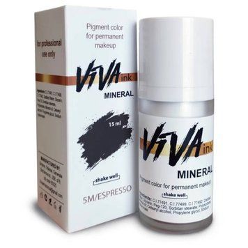 Пігмент для татуажу Viva Eyebrows Mineral 5/M Espresso 15 мл в інтернет магазині Beauty Hunter