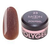 Moon Full Polygel do przedłużania paznokci Poly Gel №23 beżowo-r&oacute;żowy z połyskiem 15 ml w sklepie internetowym Beauty Hunter
