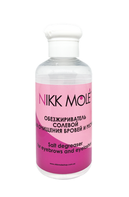 Nikk Mole Salt Degreaser for brows and eyelashes, 200 ml