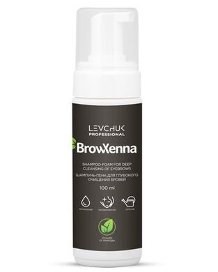 Shampoo-foam for deep cleansing of eyebrows Brow Henna