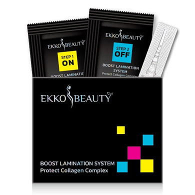 Ekkobeauty Набор составов для ламинирования Boost Lamination System в саше в интернет магазине Beauty Hunter