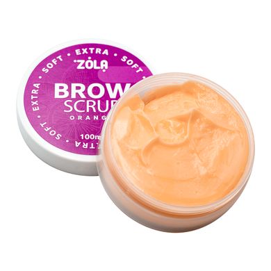 Zola Eyebrow scrub extra soft with orange flavor, 100 ml