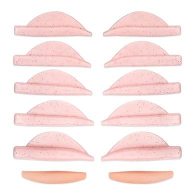 Zola Lash Lifting Shields Pinky Shiny Pads, 6 pairs