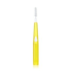 Baby Brush for brows and eyelash, yellow 1-1,2 mm, 1 pc