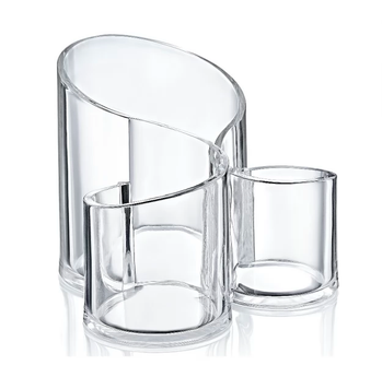 Transparent container for cotton swabs and &ldquo;Fala&rdquo; disks