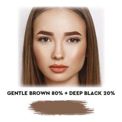 OKIS Eyebrow dye in sachet (without oxidant), Deep Black, 5 ml