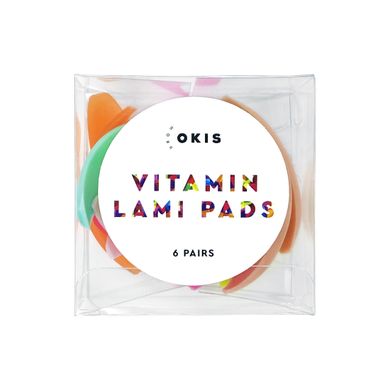 Okis Набір валиків для ламінування вій Vitamin Lami Pads, 6 пар в інтернет магазині Beauty Hunter