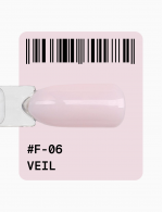 Гель-лак Adore Professional для французького манікюру French Gel Polish F-06 прохолодний рожевий Veil 12 мл в інтернет магазині Beauty Hunter