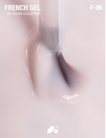 Гель-лак Adore Professional для французького манікюру French Gel Polish F-06 прохолодний рожевий Veil 12 мл в інтернет магазині Beauty Hunter