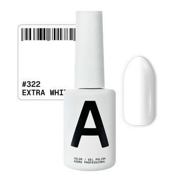 Lakier hybrydowy Adore Professional, paleta podstawowa, #322 Extra White, 12 ml w sklepie internetowym Beauty Hunter