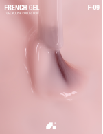 Гель-лак Adore Professional для французького манікюру French Gel Polish F-09 Rosehip чайна троянда 12 мл в інтернет магазині Beauty Hunter