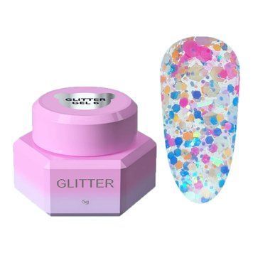 Блестки для ногтей YouAreCute Glitter Gel №6 5г в интернет магазине Beauty Hunter