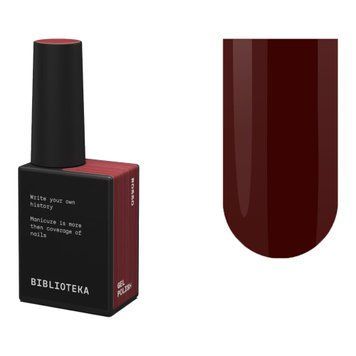 Гель-лак Biblioteka #46 Rosso - Теплый насыщенный красный, 10 мл в интернет магазине Beauty Hunter