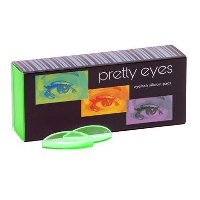 Pretty Eyes Roller set 8 pairs (ultra soft), green