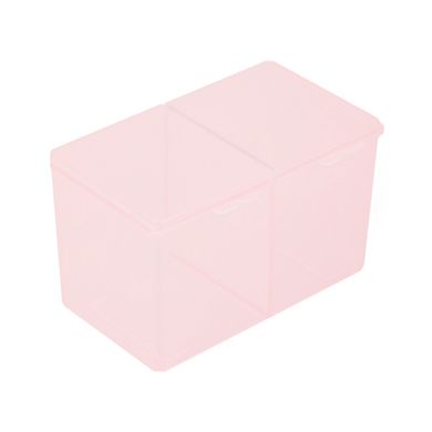Box organizer for napkins pink, 2 sections