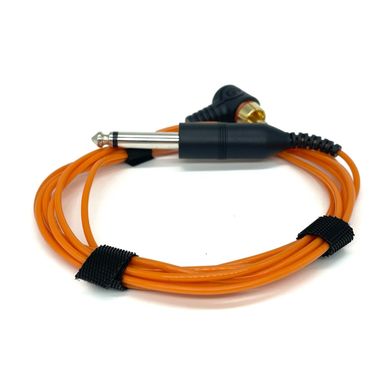 Clip cord for tattoo machine For Me angled, orange